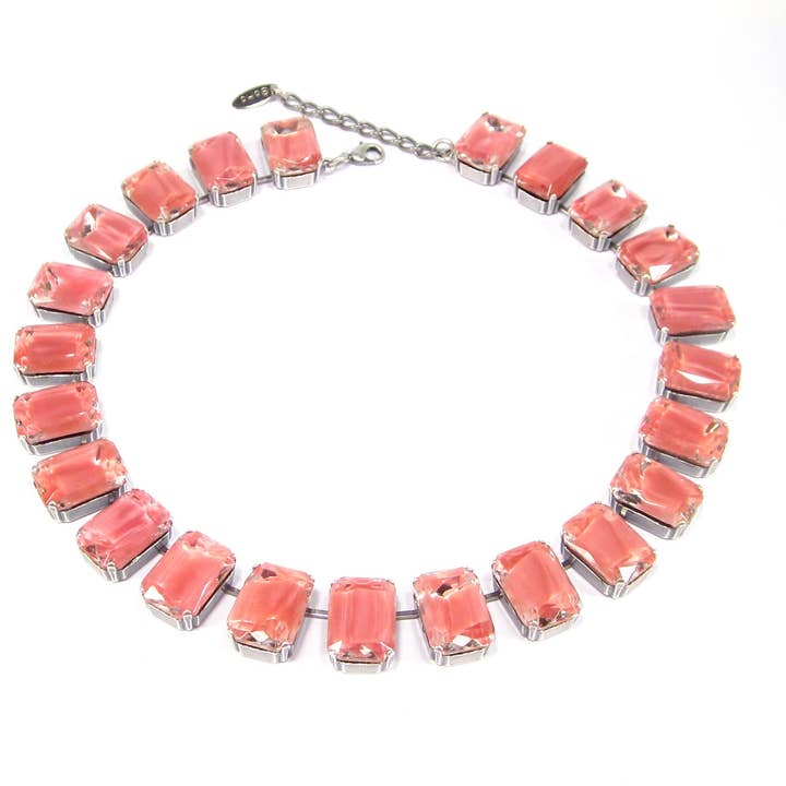 Statement Sommer Kette Rosa Pink Collier Halskette für den Großhandel von SoHo Schmuckmanufaktur