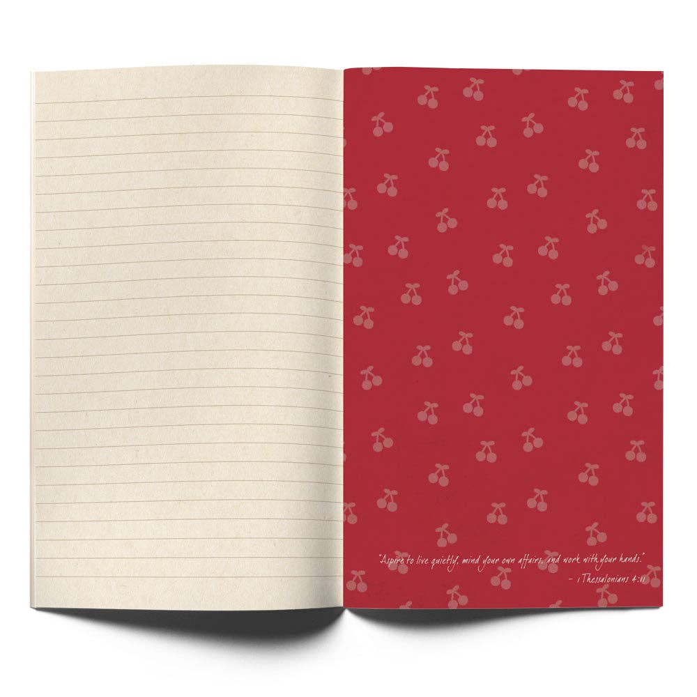 David Arms - Wholesale Notebook - “Cross” (floral) Softcover Notebook3