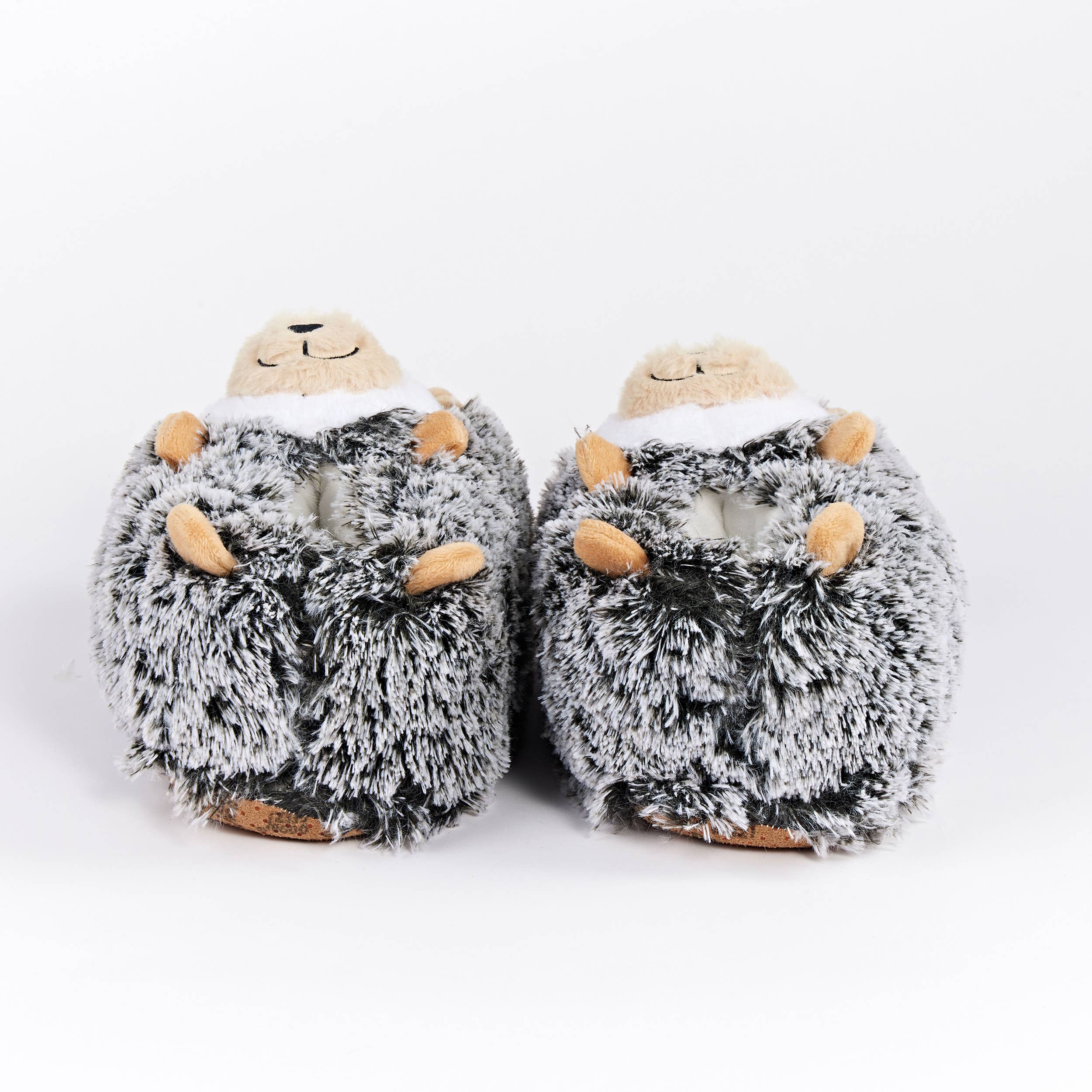 Oooh Yeah/Sock It Up/Oooh Geez Slippers - Wholesale Slippers - Women's - Biscuit the Hedge | Women's Funny Animal Fluffy Slippers3