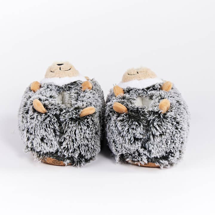 Oooh Yeah/Sock It Up/Oooh Geez Slippers - Wholesale Slippers – Child - Biscuit the Hedge | Kid's Fluffy Novelty Non-Slip Slippers4