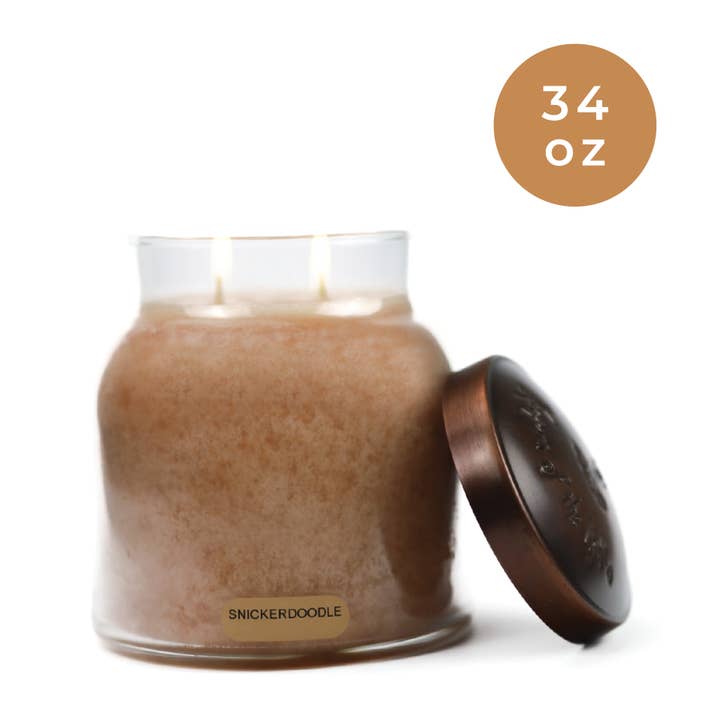 A Cheerful Giver - Wholesale Jar/Filled Candle - KOTL Papa Candle (34oz.) – Snickerdoodle1