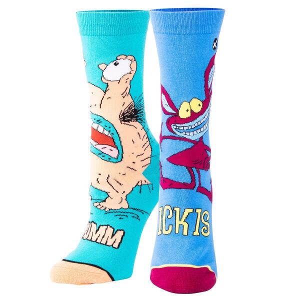 Aaahh Real Monsters - Womens Crew Straight for wholesale by Odd Sox