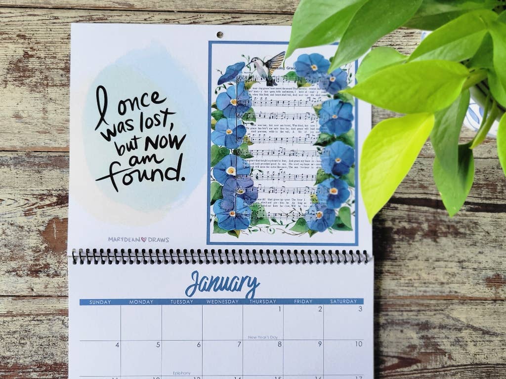 Marydean Draws – wholesale Kalender – 2026 Psalmkalender: Ett år av lovsång och uppmuntran1