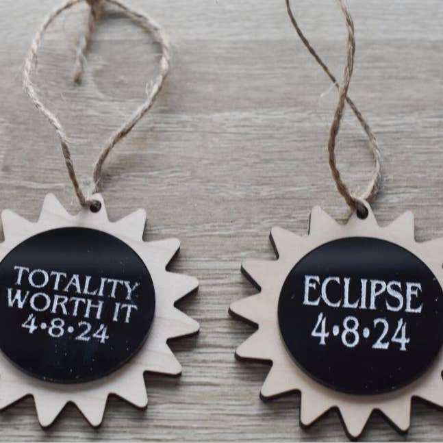 Solar Eclipse 2024 Keepsake Ornament for wholesale by Floradise