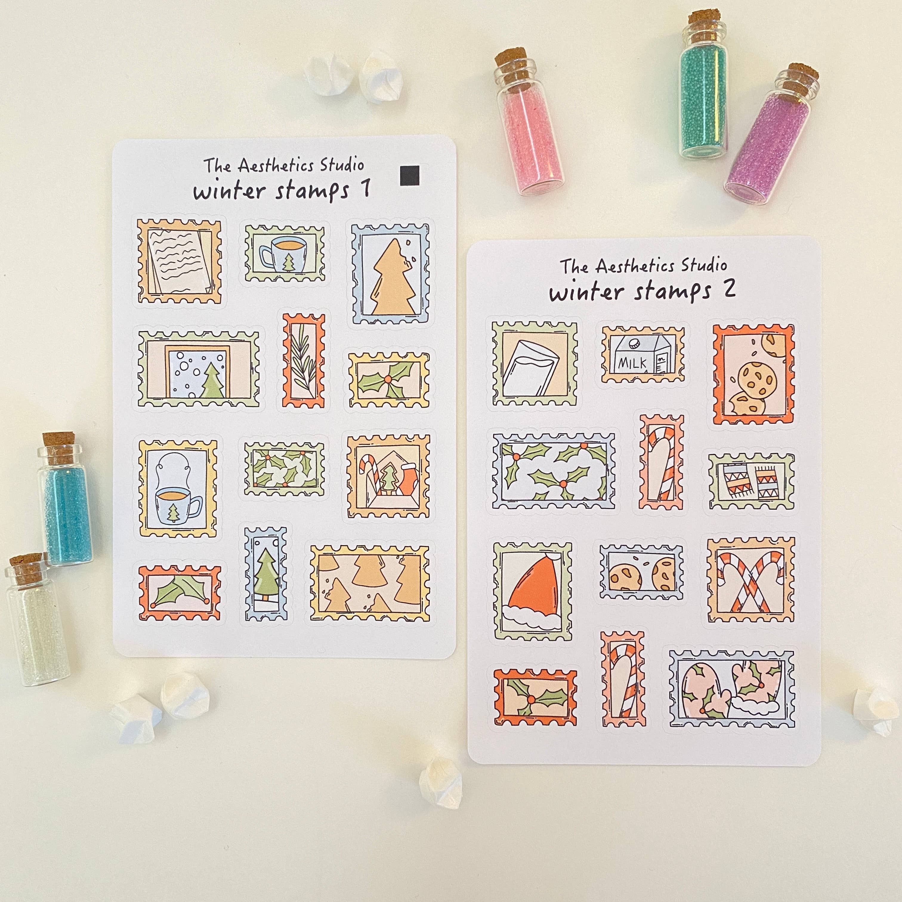 The Aesthetics Studio - Wholesale Sticker - Cozy Winter Collection9