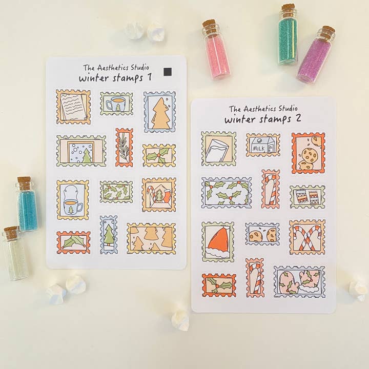 The Aesthetics Studio - Wholesale Sticker - Cozy Winter Collection9