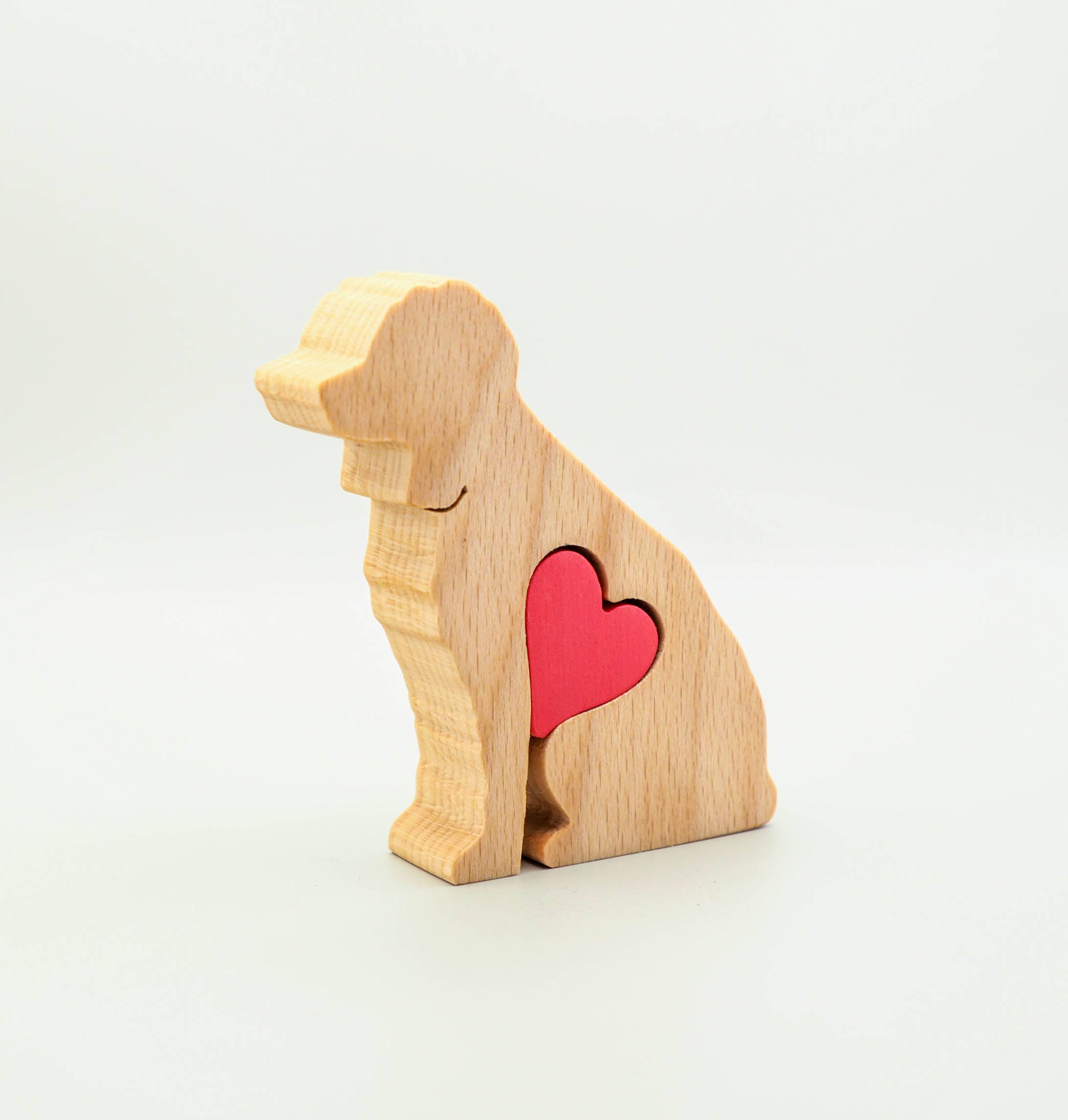 Wood Metamorphosis - Wholesale Decorative Figurine - Cockapoo - Minimalistic wooden dog figurine keepsake3