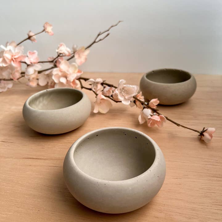 Minimal Loot Design - Wholesale Jewelry Dish - Concrete Bowl Small, Minimalist Bowl, Concrete Decor, Catchall Bowl, Cement Bowl, Jewelry Holder, Trinket Dish, Decorative Bowl, Ring Dishes4