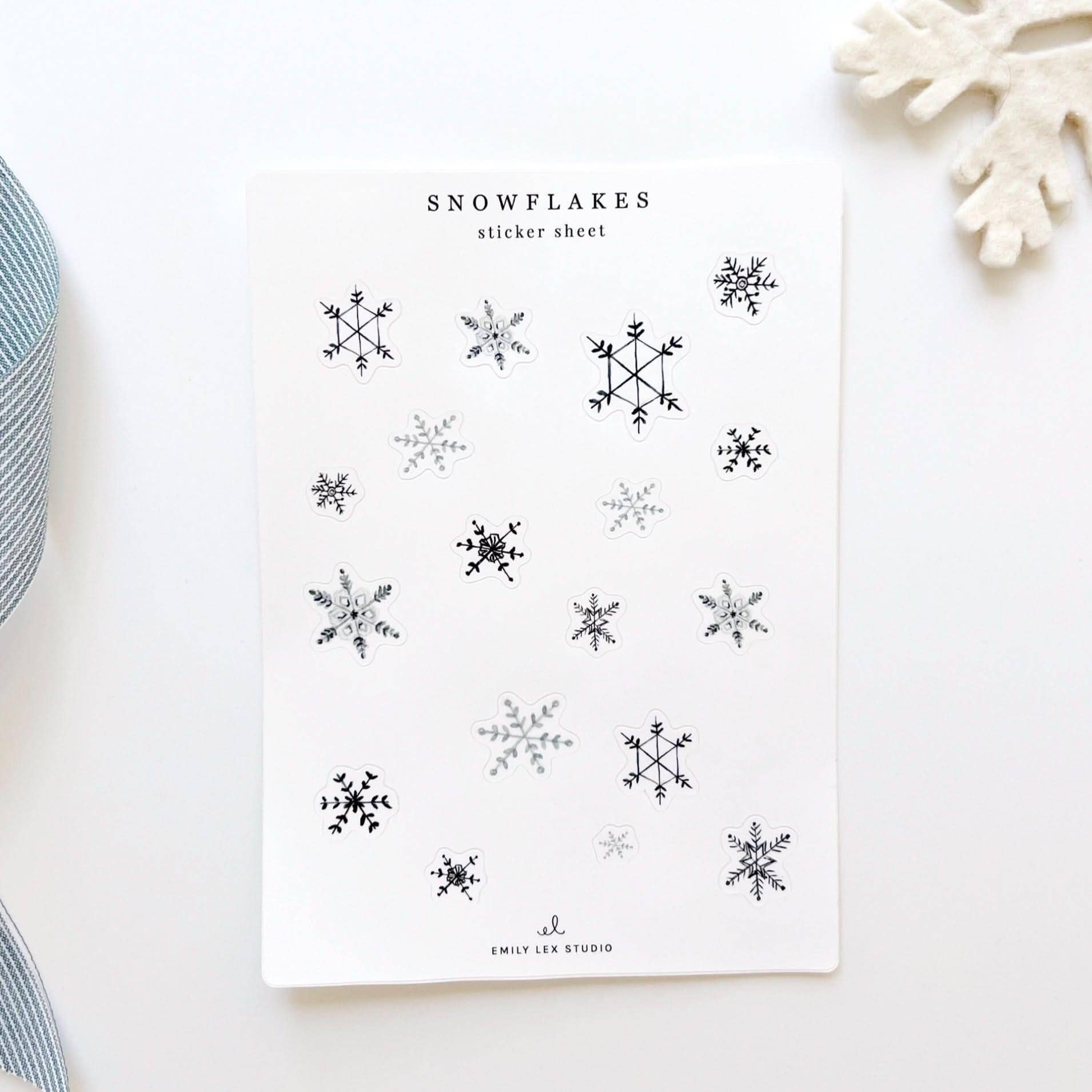 emily lex studio - Wholesale Sticker - winter sticker sheets2