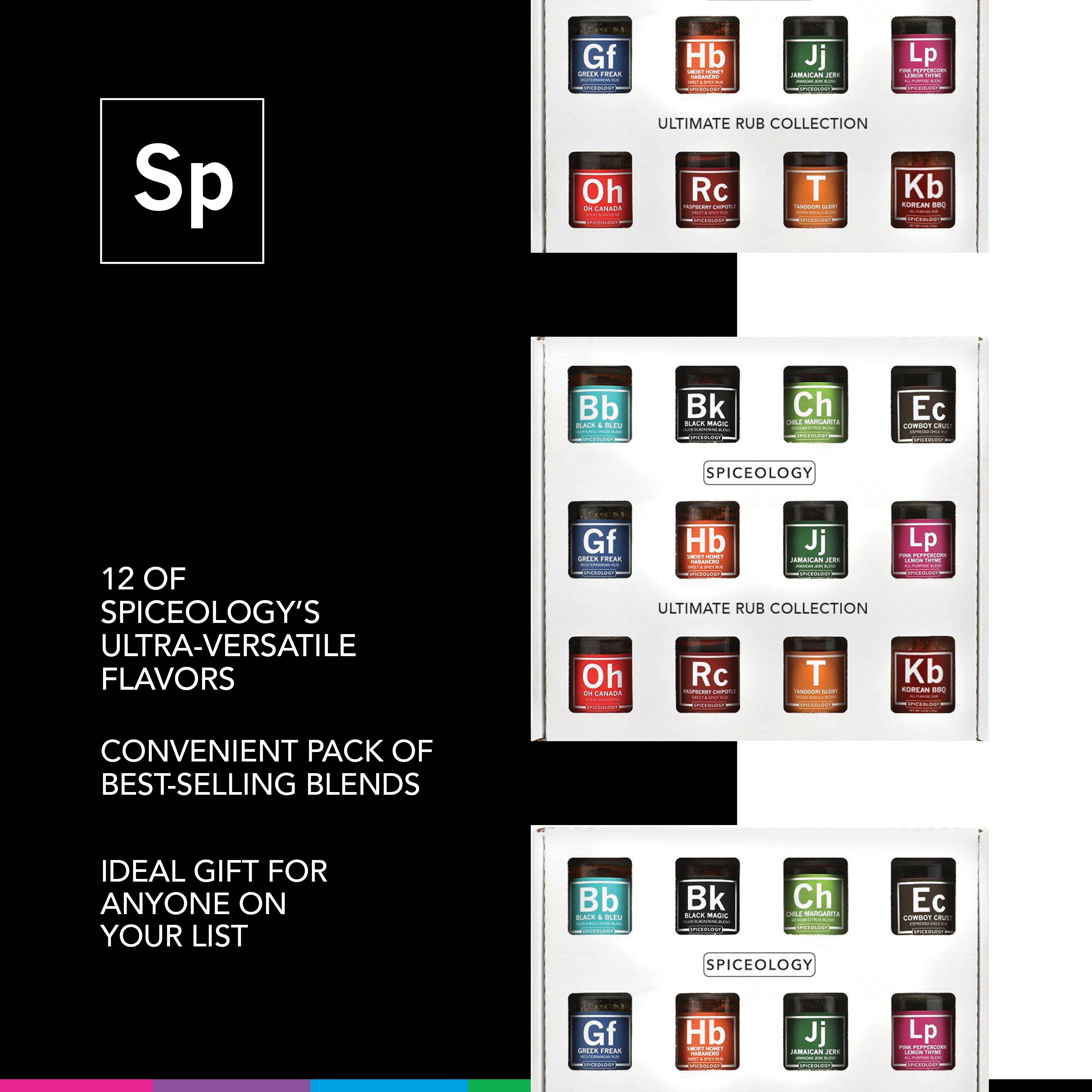 Spiceology - Wholesale Rub - Ultimate Rub Collection | 12 Mini Rub Jars1