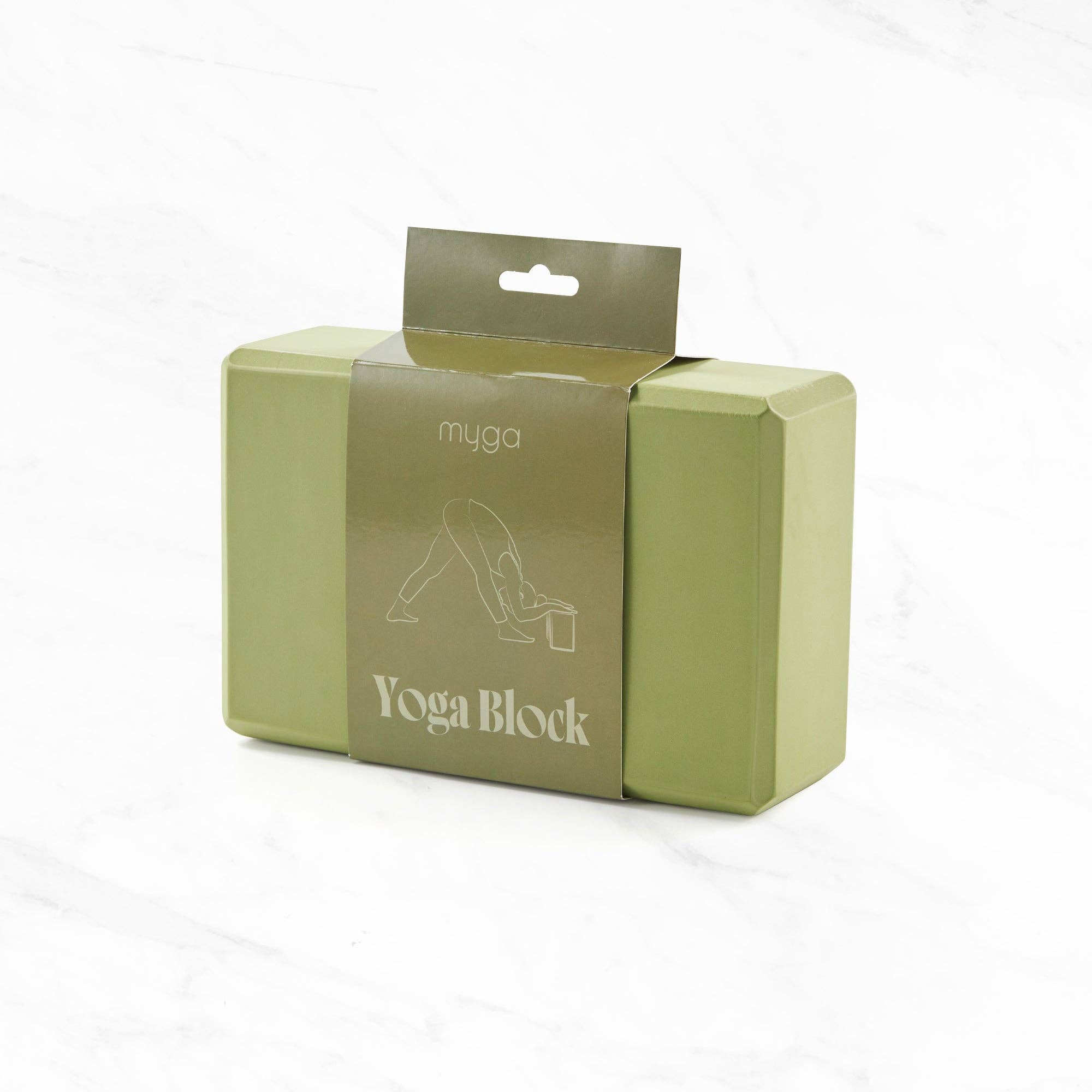 Myga Europe - Wholesale Yoga Mat - Yoga block - Moss green
