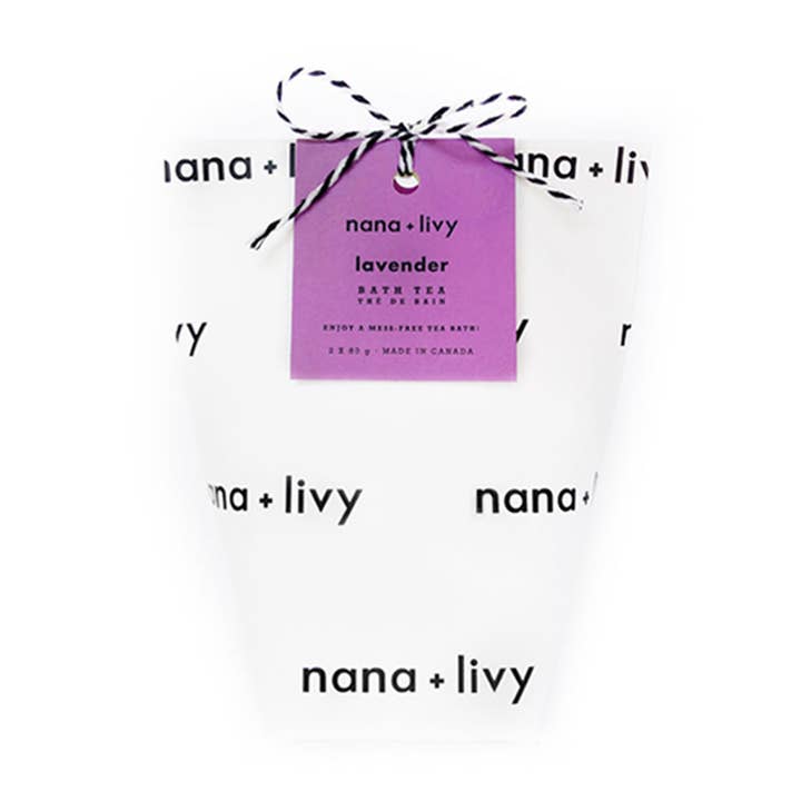 Lavender Bath Tea for wholesale by Nana + Livy