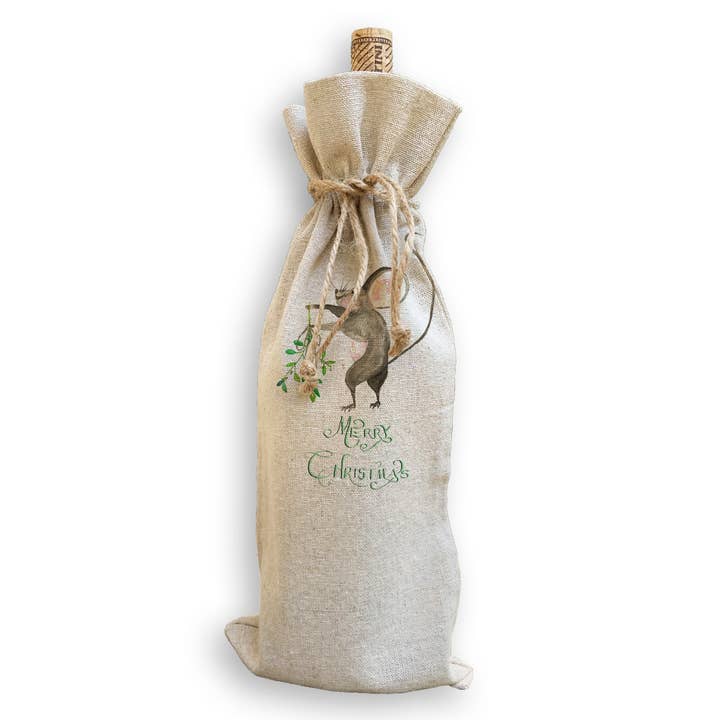 French Graffiti - Wholesale Tea Towel - Merry Christmas Mouse3