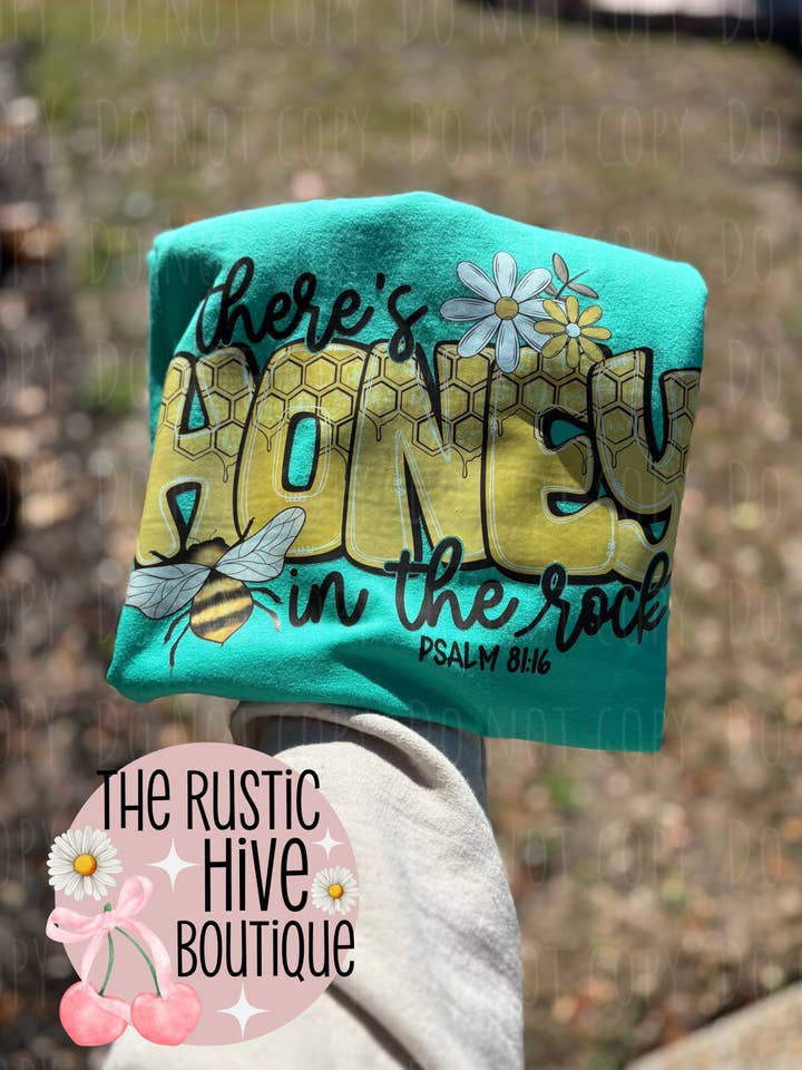 "Honey In the Rock" Graphic T-Shirt for wholesale by The Rustic Hive Boutique