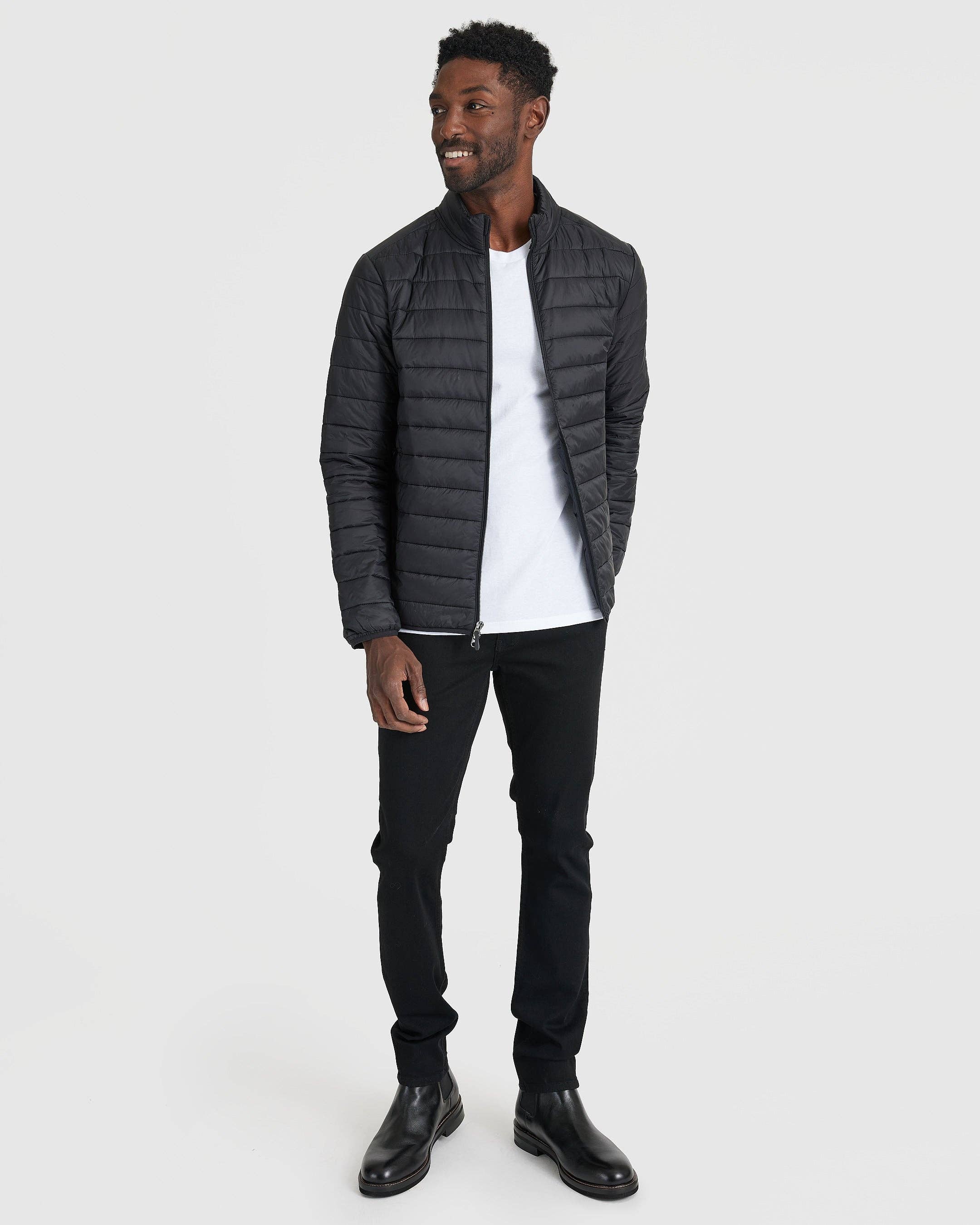 True Classic - Wholesale Puffer Jacket - Men's - Black Puffer Jacket6