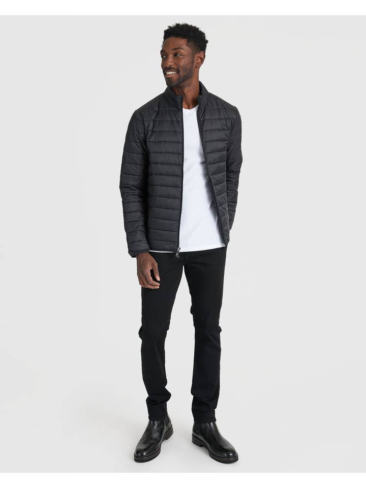 True Classic - Wholesale Puffer Jacket - Men's - Black Puffer Jacket6