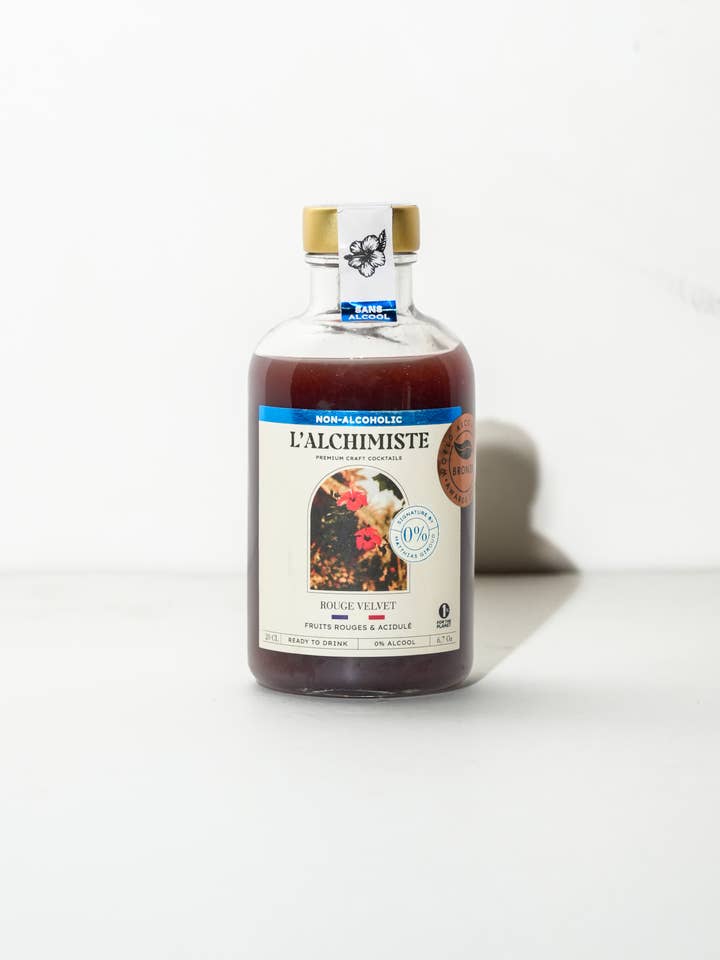 Alkoholfreier handgemachter Cocktail Rouge Velvet 20 cl für den Großhandel von L'Alchimiste