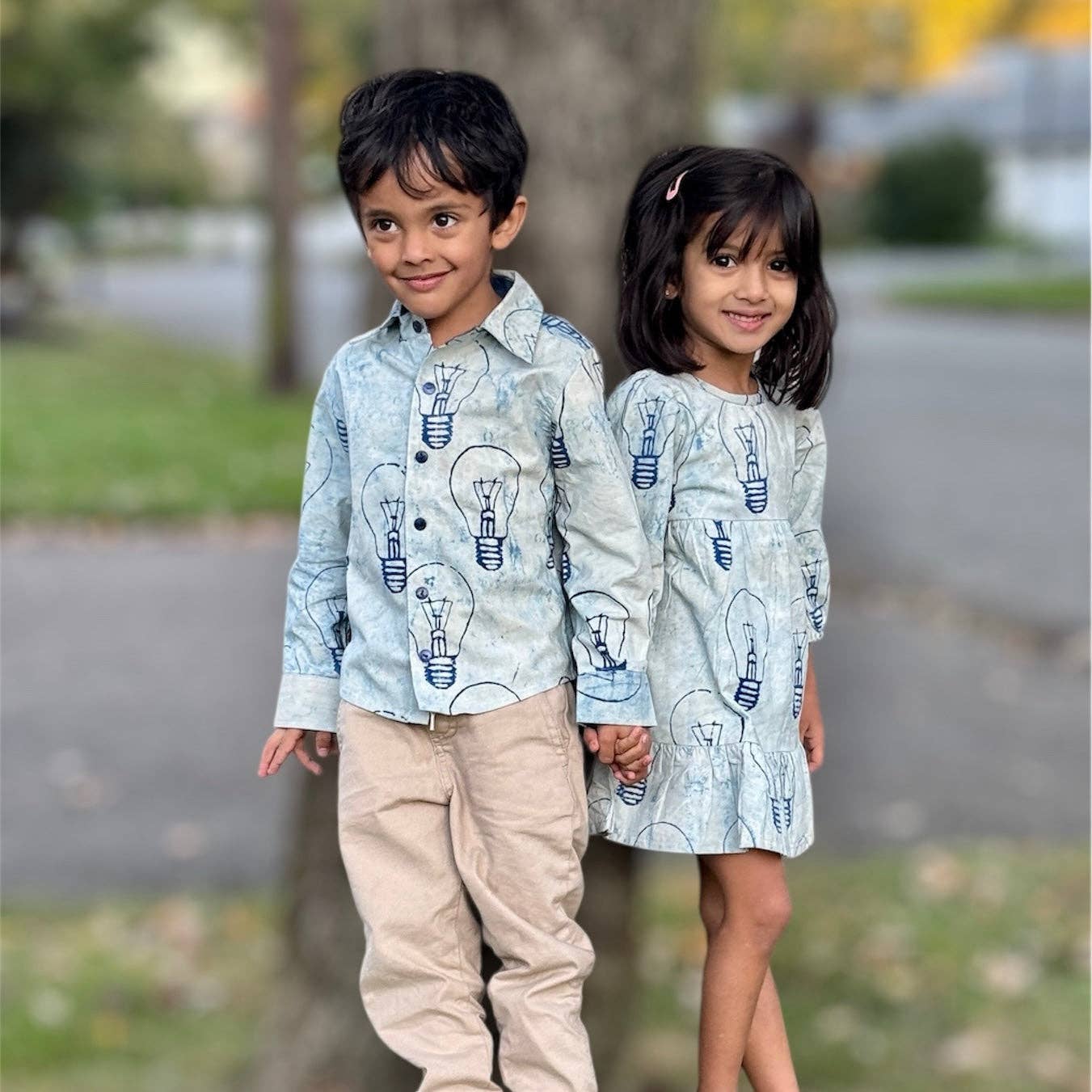 Meerahi – Großhandel Kleid – Kinder – Handgefertigtes Mädchen-Glühbirnenkleid3