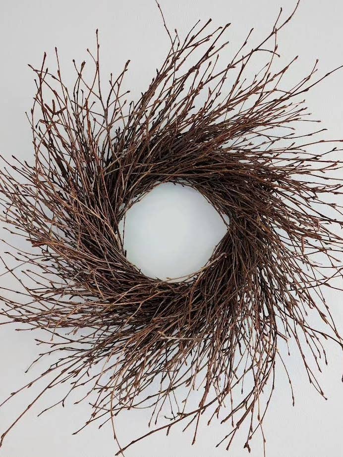 Birch Twig Wreath for wholesale by Northwoods Natural Accents