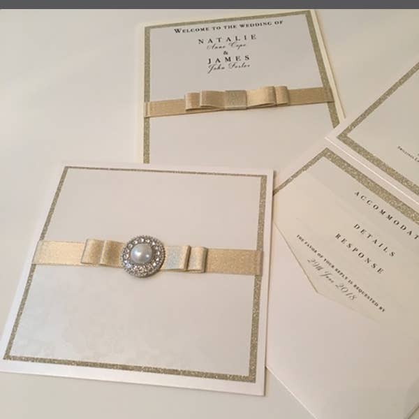 Imaginediy – wholesale Craft supplies – Glitter Card Gold1