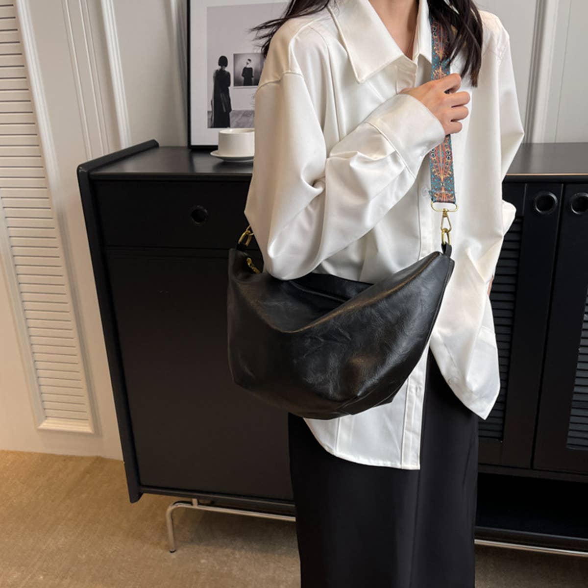 ACCITY - Wholesale Shoulder Bag - Women's - MINIMALIST HOBO BAG_CUAB01191