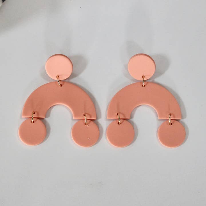 Ohrstecker - Die großen Prinzessinnen englisch pink für den Großhandel von Club Paillettes