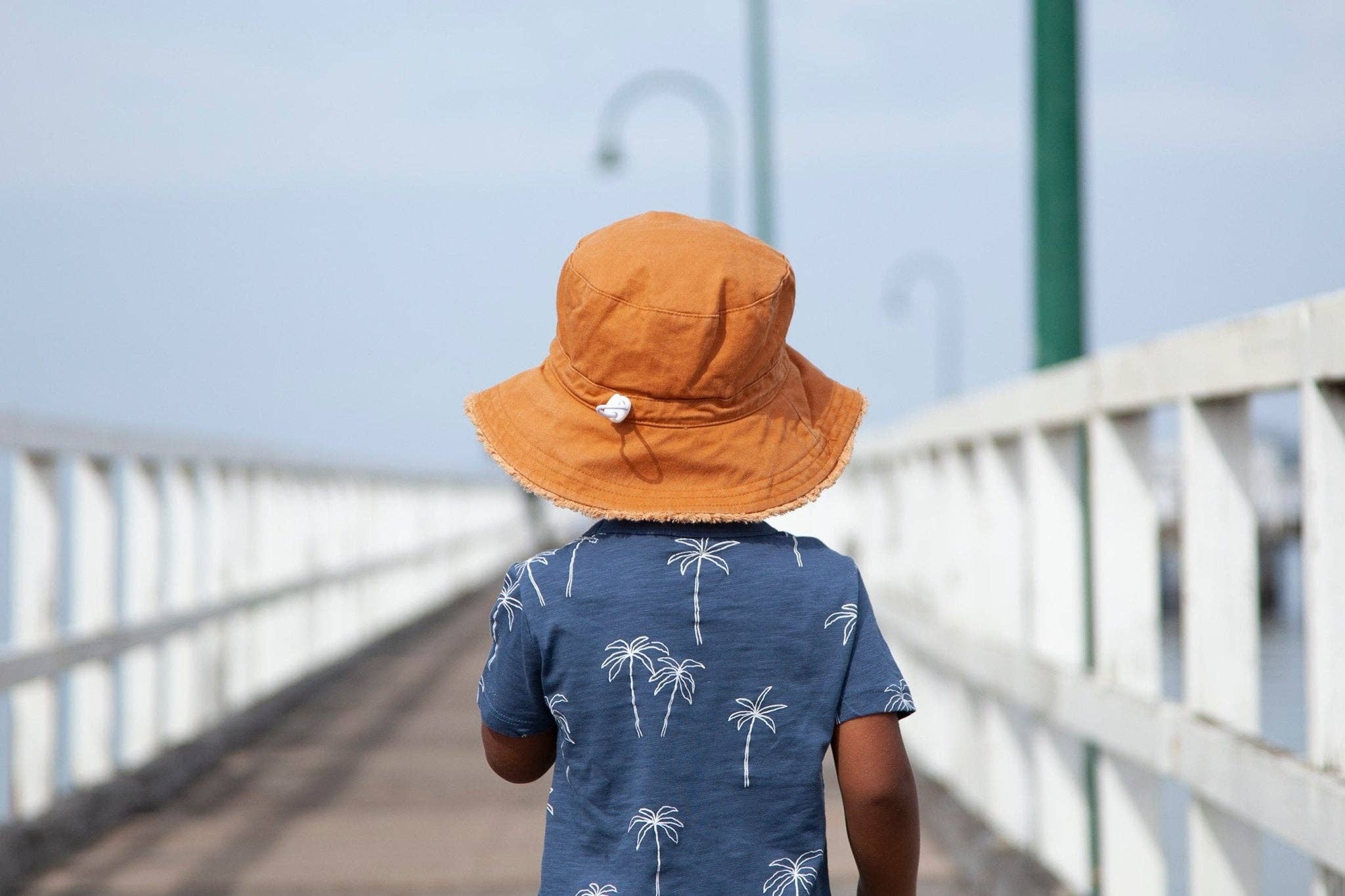 Acorn Kids - Wholesale Bucket Hat - Kids - Chestnut Frayed Bucket Hat3