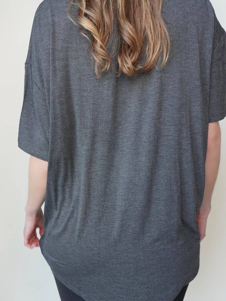 Kasia - Vente T-shirt – femme - T-shirt en bambou surdimensionné – Confort sans effort, style raffiné10