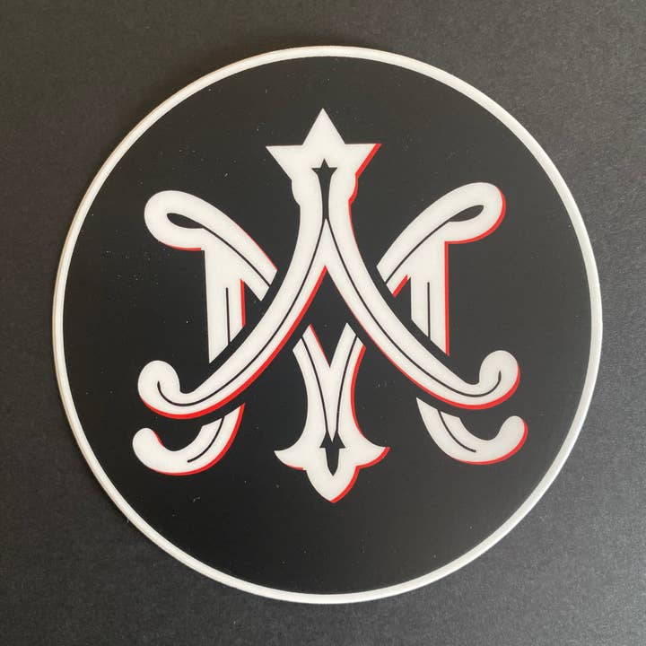 The Retro - a Full of Grace USA Company - Wholesale Sticker - Large Marian Auspice 4" Sticker Decal - NEW