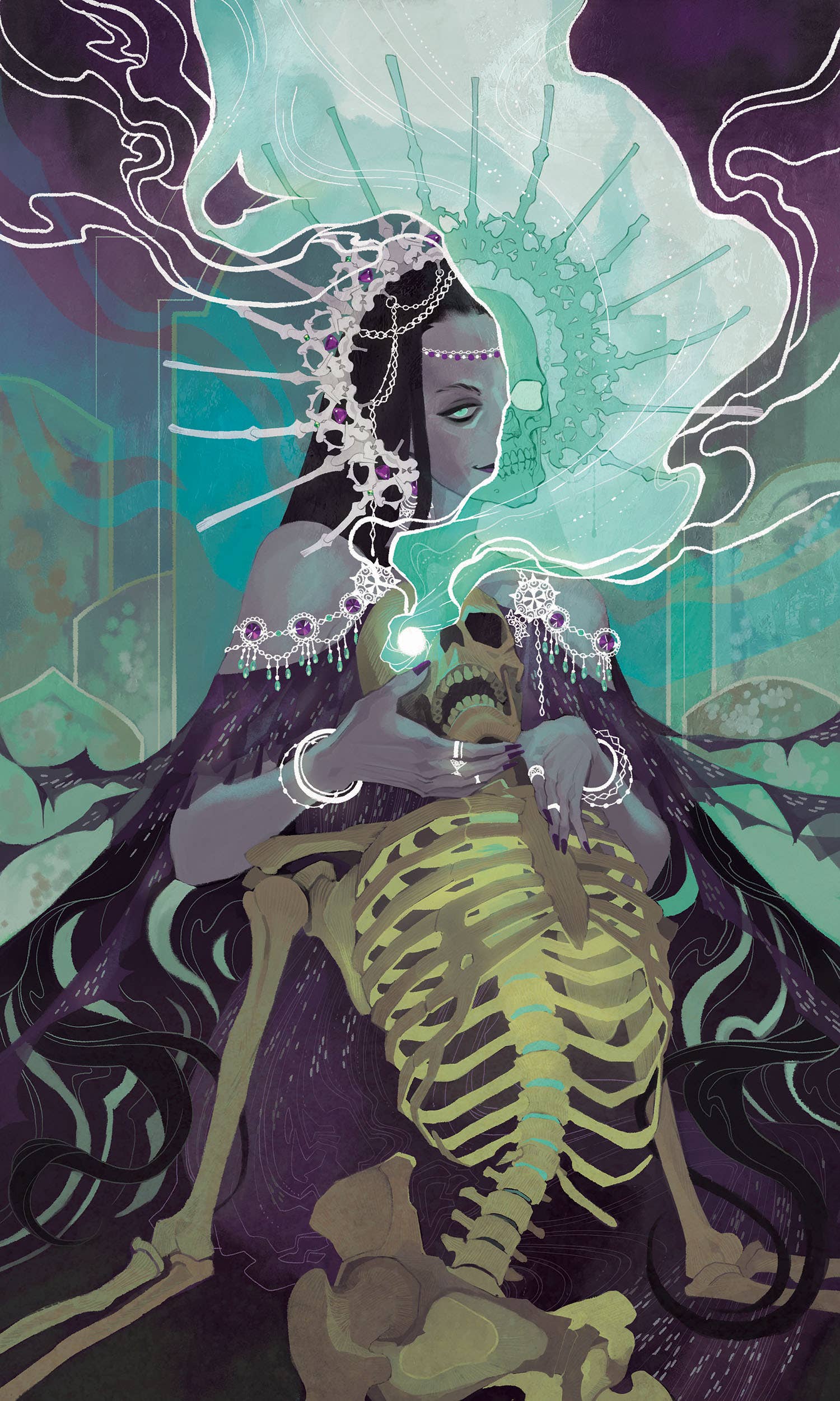 Cantrip Candles - Wholesale Jar/Filled Candle - Vivienne, Queen of Wraiths 16oz Candle3