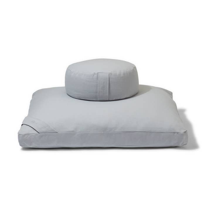 Organic Meditation Cushion Set - pebble for wholesale by renoo || meditation goods for the modern home