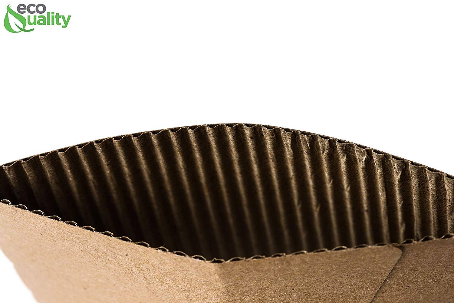 EcoQuality – Engroshandel Drikkedunke – Engangs Kraft Hot Cup ærmer Papir Cup Jakker - Corruga3