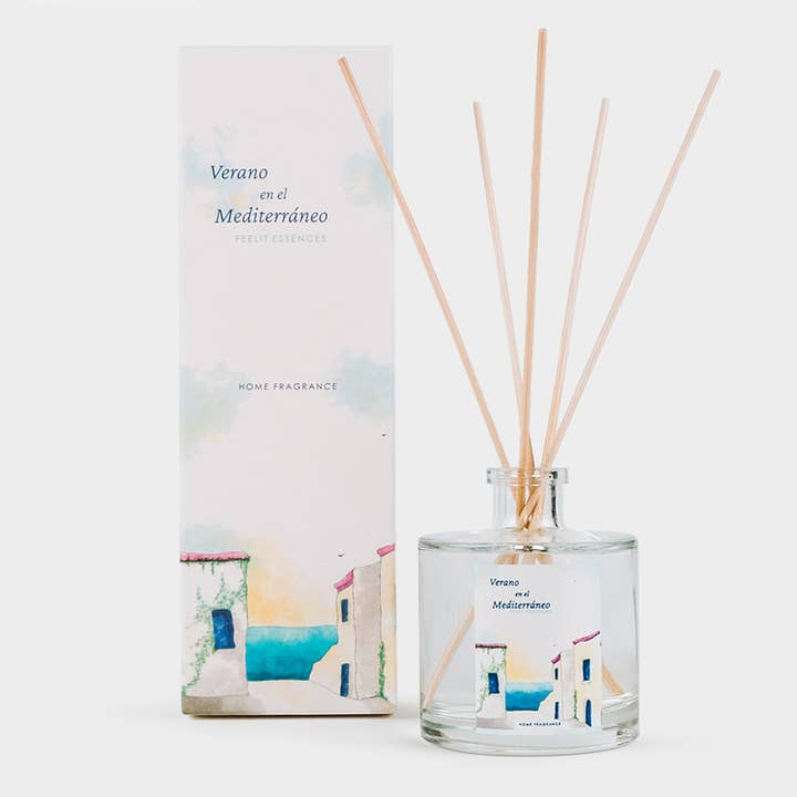 Diffuser stick. Zomer in de Middellandse Zee. Vijgen en citroen. voor wholesale door FEELIT-ESSENCES