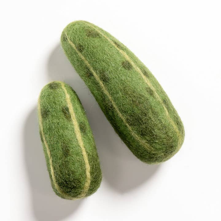 Dill Pickle Wool Felt Toy for wholesale by Awoo