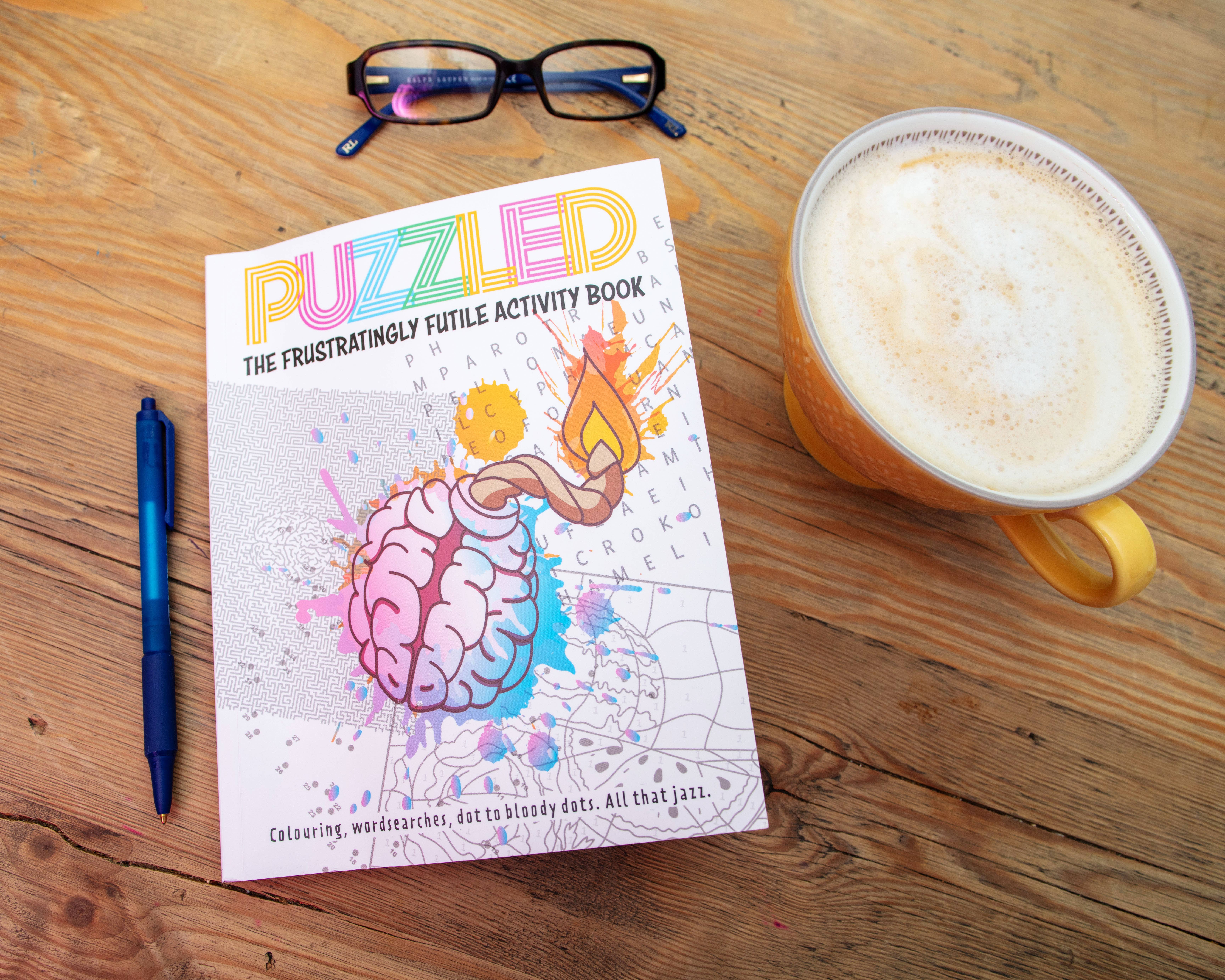 Boxer Gifts – wholesale Colouring and activity book – adult – Puzzled Book Of Puzzling Puzzles0