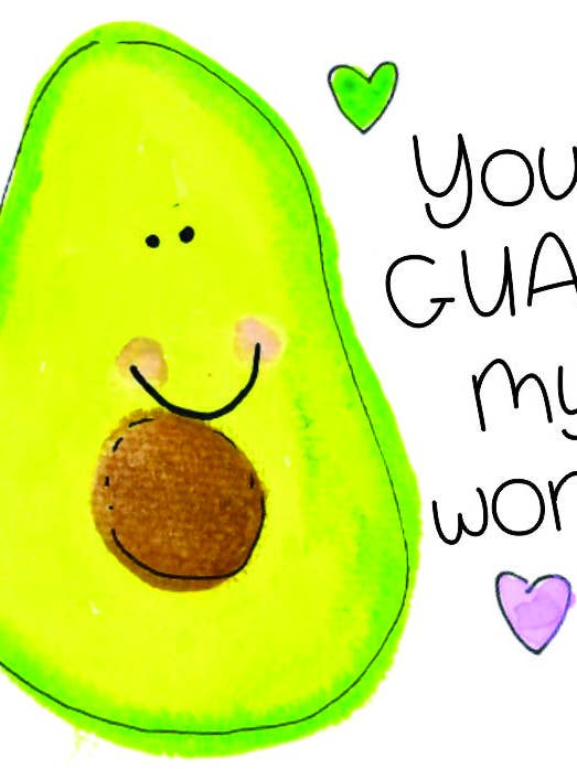 Sticker en vinyle - Avocat pour la vente par Laura Kelly Stickers