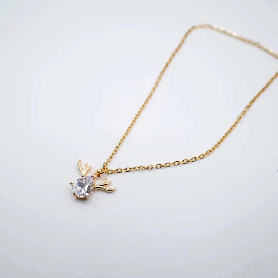 OE! - Vente Colliers à pendentif - REINDEER – COLLIER DE NOËL EN OR AVEC PENDENTIF4