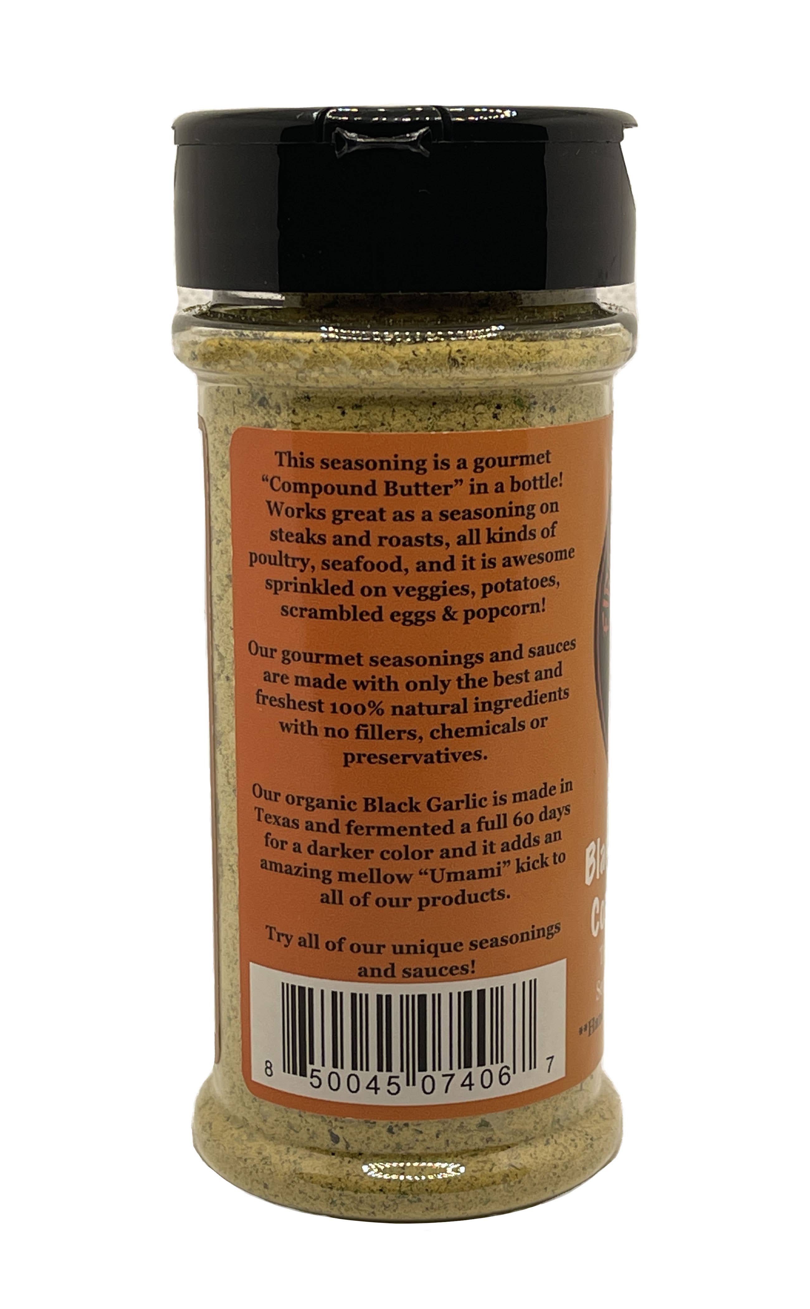 Fire and Water Cooking - Vente Mélanges d'épices séchées - Assaisonnement au beurre composé à l'ail noir et aux herbes Gourmet - 122