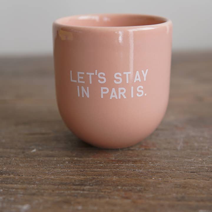 Sisi, house of style - Wholesale Coffee Mug - Sisi mug, Let's stay in PARIS