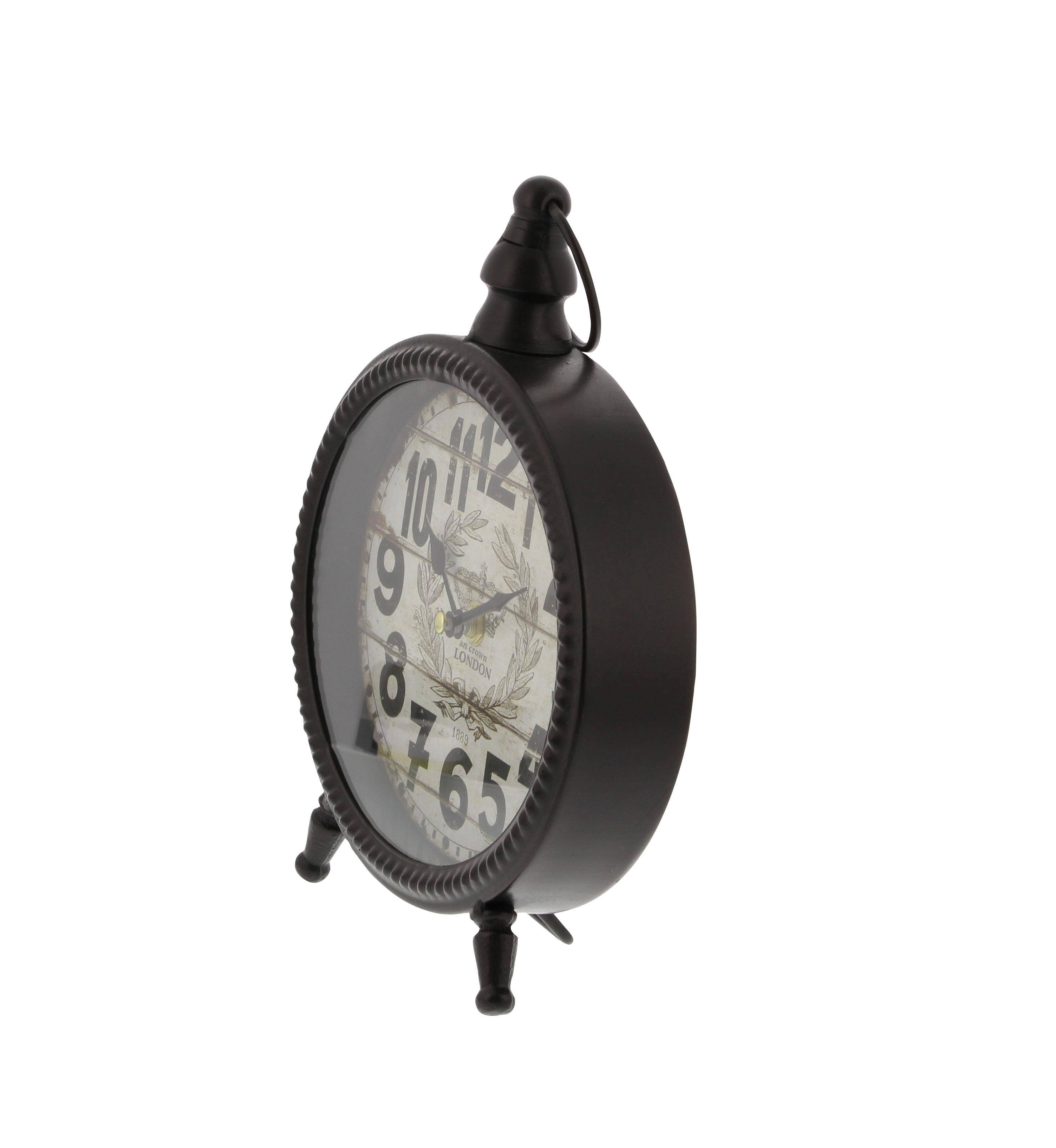 Deco Marché - Wholesale Wall Clock - Vintage Black Metal Clock Set2