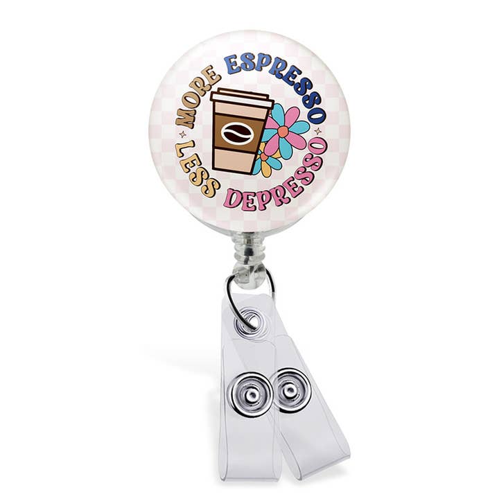 OUTSIDE THE BOX, LLC - Vente Épinglettes/boutons - Plus d'expresso, moins de café Depresso1