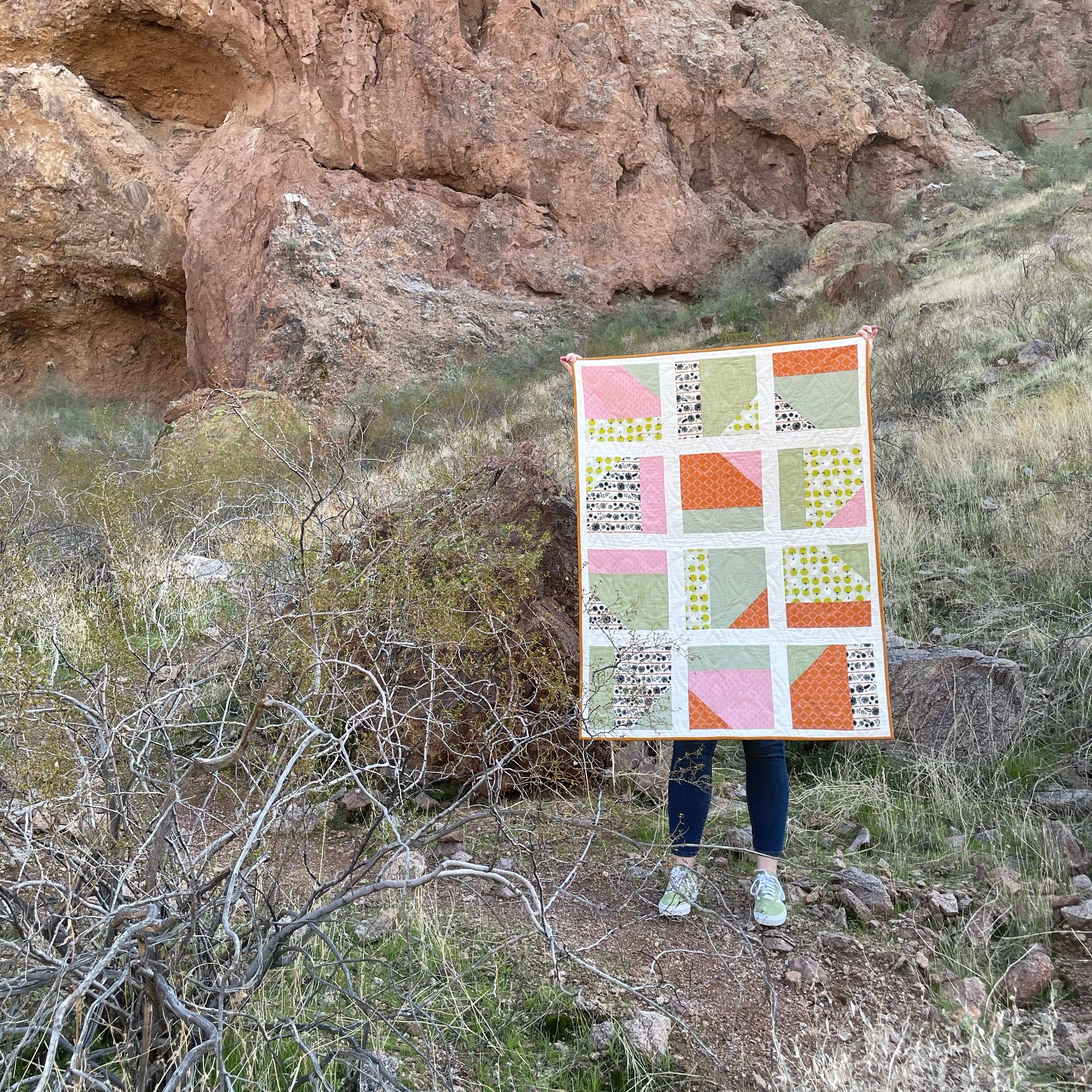 Nollie Bean - Wholesale Craft Sewing Kit - Willetta Quilt Pattern (Printed)4