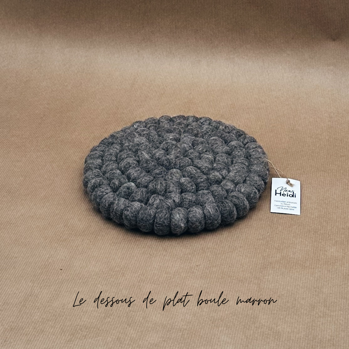 New Heidi - Wholesale Placemat - Felt ball trivet - New Heidi3