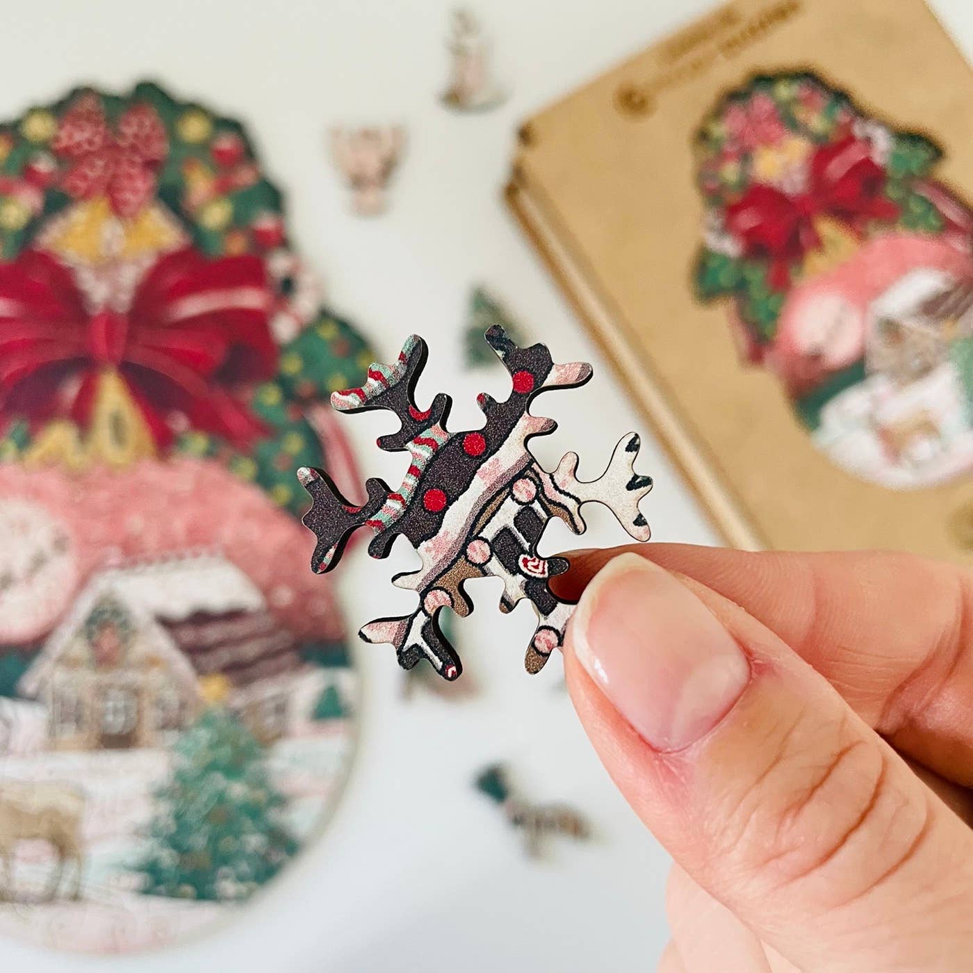 Lubiwood – wholesale Pussel - Vuxen – Winter Fairytale pussel i premiumlåda11