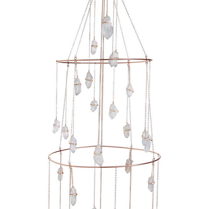 Ariana Ost - Wholesale Chandelier/Hanging Light - Aura Quartz Crystal Chandelier – Statement Healing Light3