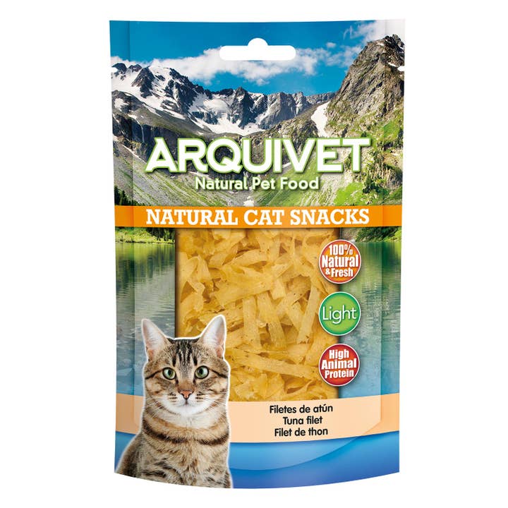 Förpackning med 24 Cat Snack Units - Tonfiskfiléer 50G för wholesale av ARQUIVET, S.L.U.