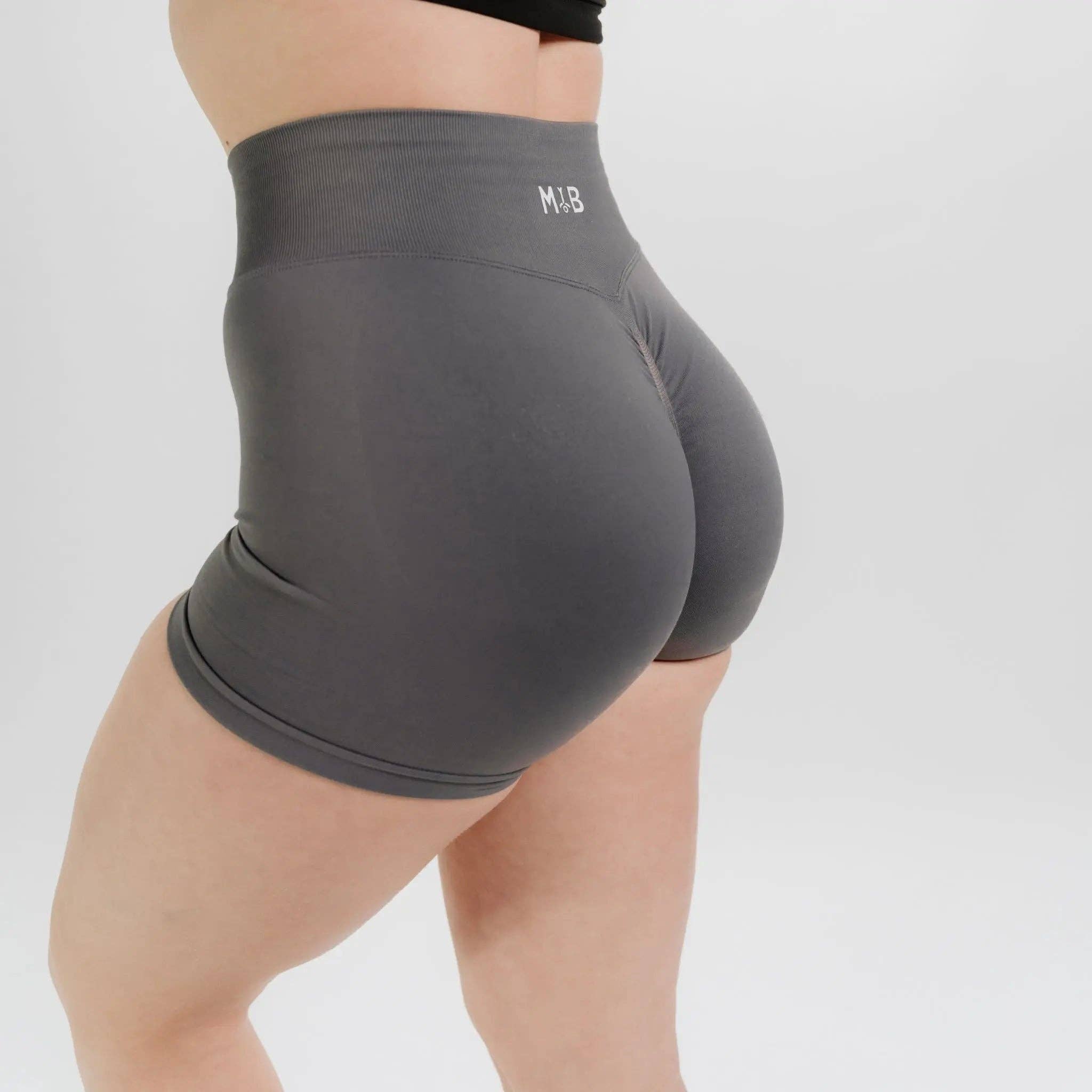 MYB Apparel - Wholesale Athletic Shorts - Women's - SYNERGY SCRUNCH SHORTS 4.5"16