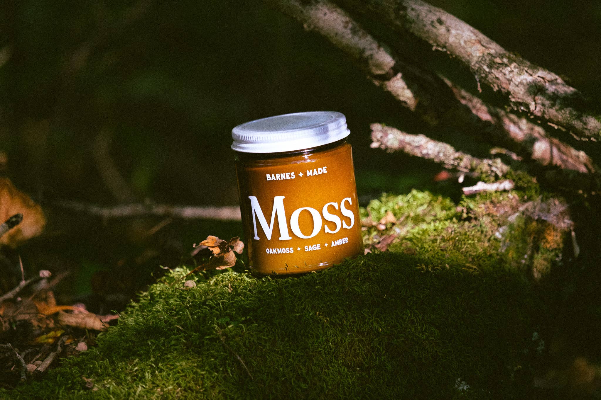 Barnes Made - Wholesale Jar/Filled Candle - Moss