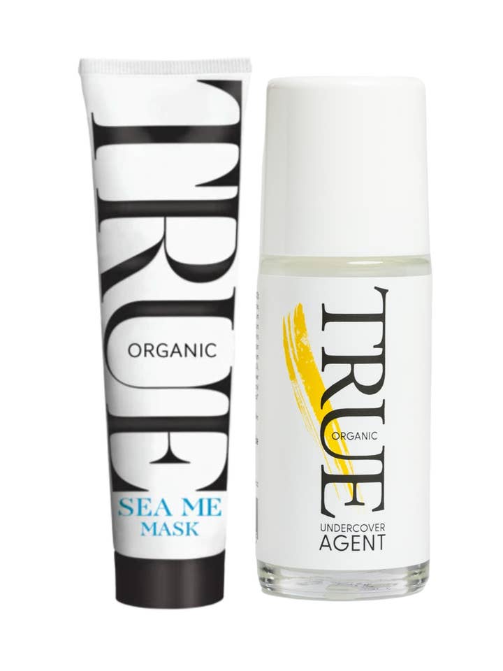 Sea me mask + Ylang Ylang deodorant for wholesale by True organic of Sweden USA