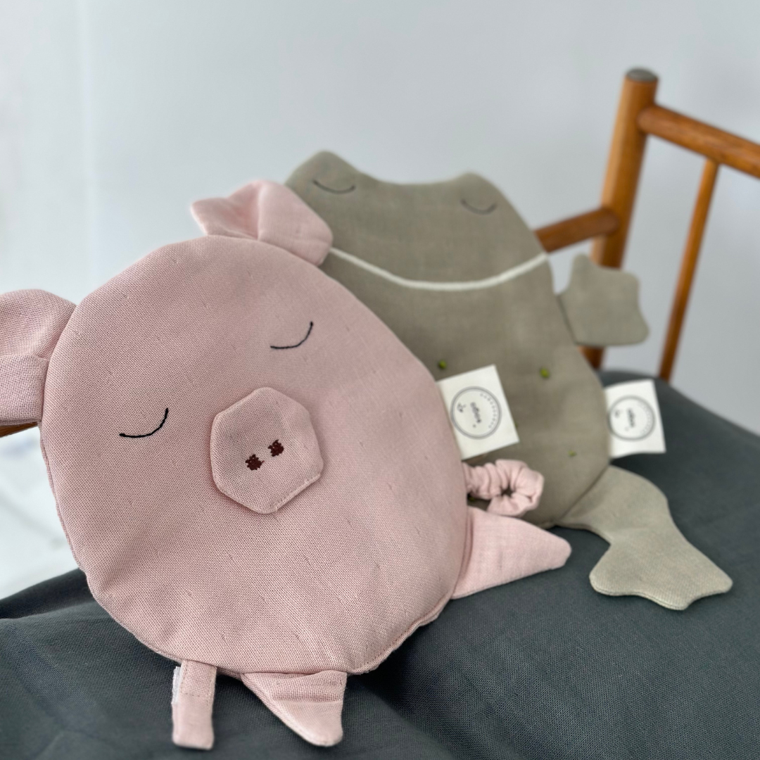 Saga Copenhagen - Wholesale Security/Cuddle Blanket - Baby - Cuddle Cloth - Organic Cotton - Sif - With Pacifier Strap2